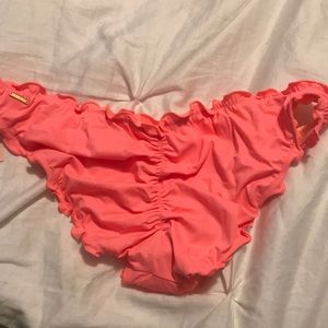 Victoria’s Secret ruffle rouched back bikini